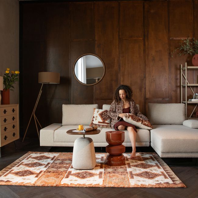 Wandkast IRON LOW - Beige