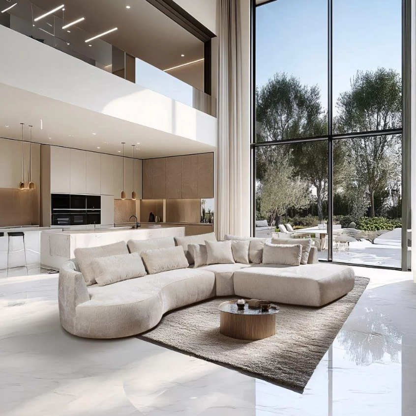 Hoekzetel SAMARA - Beige