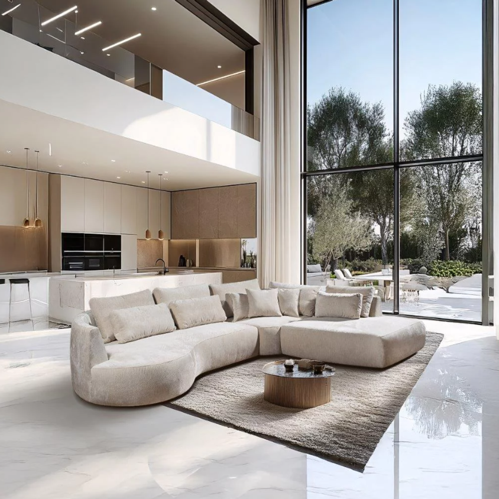 Hoekzetel SAMARA - Beige C-CNF-39-SET1