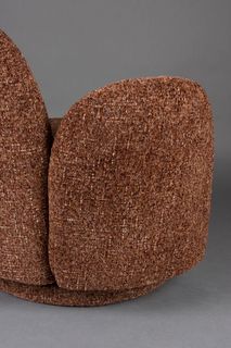 Draaibare fauteuil ROSE - Bordeauxrood ZVR 1001003