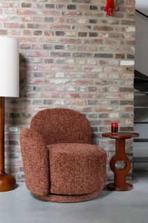 Draaibare fauteuil ROSE - Bordeauxrood ZVR 1001003