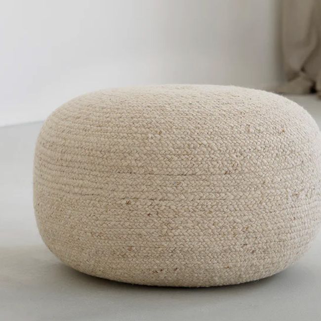 Poef EASE - L - Licht beige