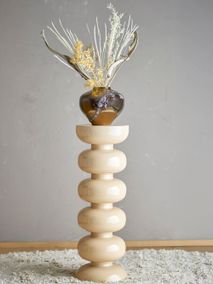 Bijzettafel ALBA - Bruin metaal BLM 82065112