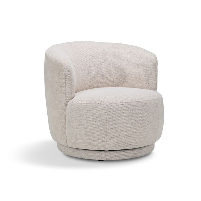 Draaifauteuil TURNO - Ecru