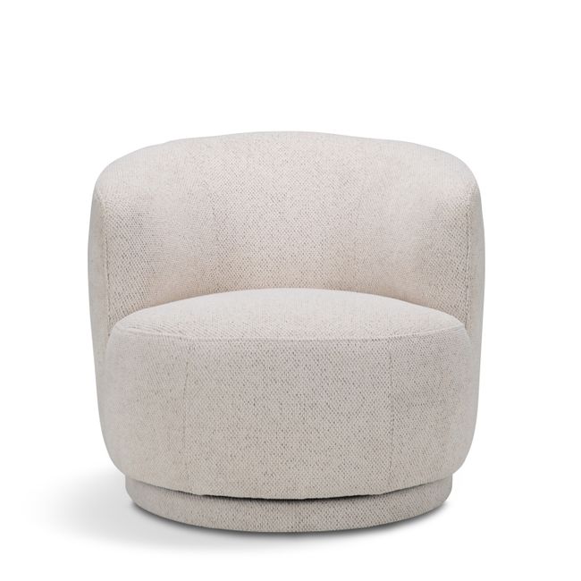 Draaifauteuil TURNO - Ecru