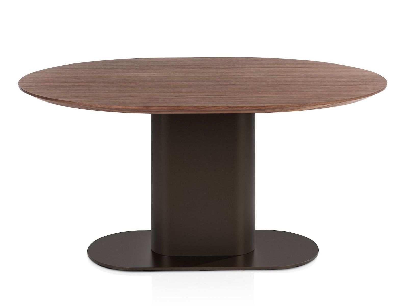 Eetkamertafel BRIANZA - Walnoot / Steel Brown XOO 52469-WAL