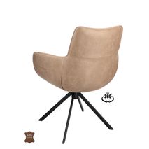 Draaibare armstoel SWAY - Leder Lever XLC-39-0000002