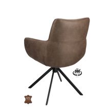 Draaibare armstoel SWAY - Leder Lever XLC-39-0000003