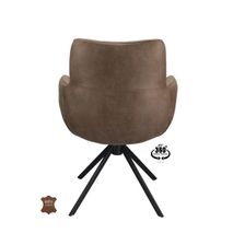 Draaibare armstoel SWAY - Leder Lever XLC-39-0000003