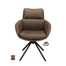 Draaibare armstoel SWAY - Leder Lever XLC-39-0000003