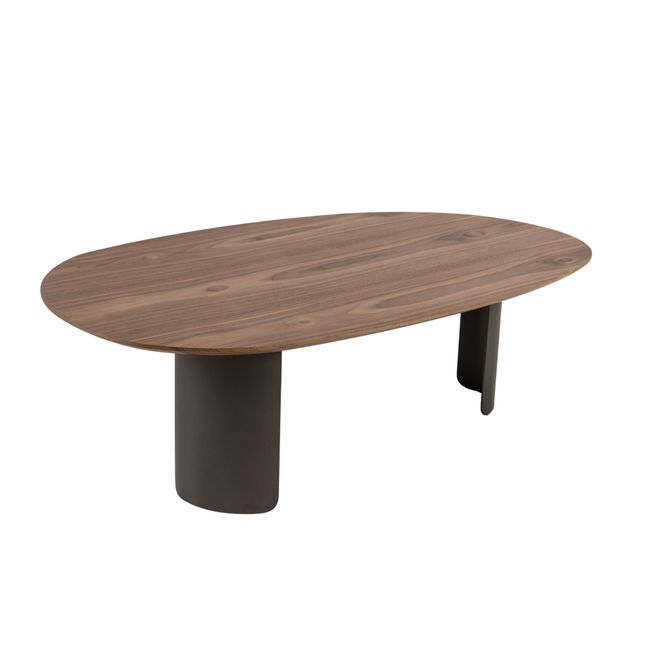 Salontafel WALNUT - Walnootfineer/Brons