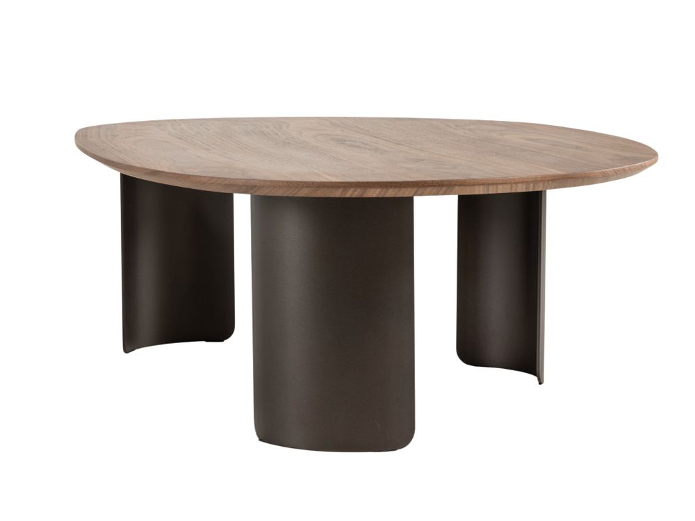 Salontafel WALNUT - Walnootfineer/Brons XLC-42-0000004