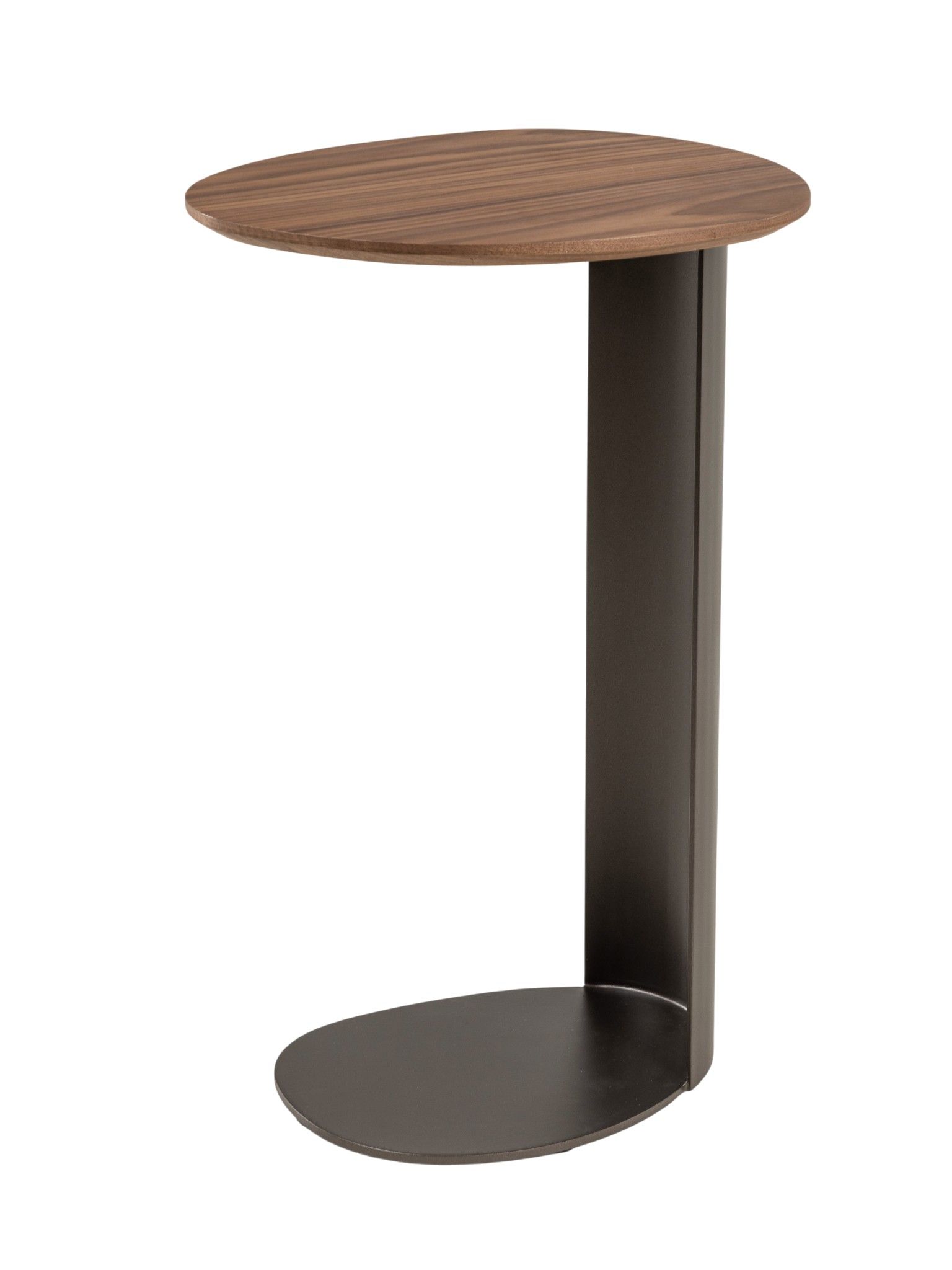 Bijzettafel WALNUT - Walnootfineer/Brons
