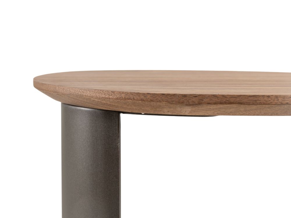 Bijzettafel WALNUT - Walnootfineer/Brons XLC-42-0000006