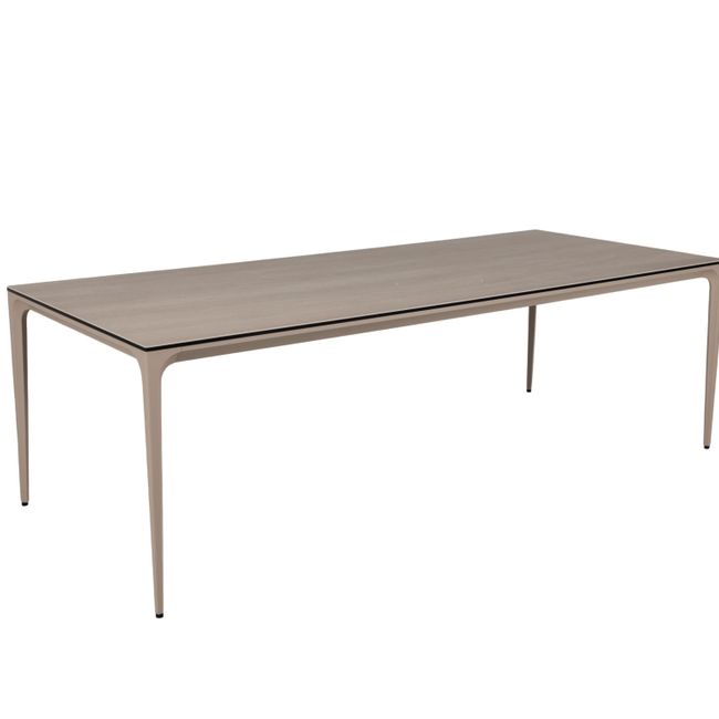 Eetkamertafel YARI - Travertijn/Champagne