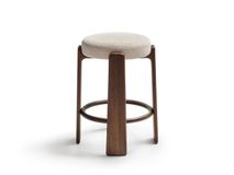 Barstoel GRANITE - Beige / Notelaartoon KAV C00232MF12