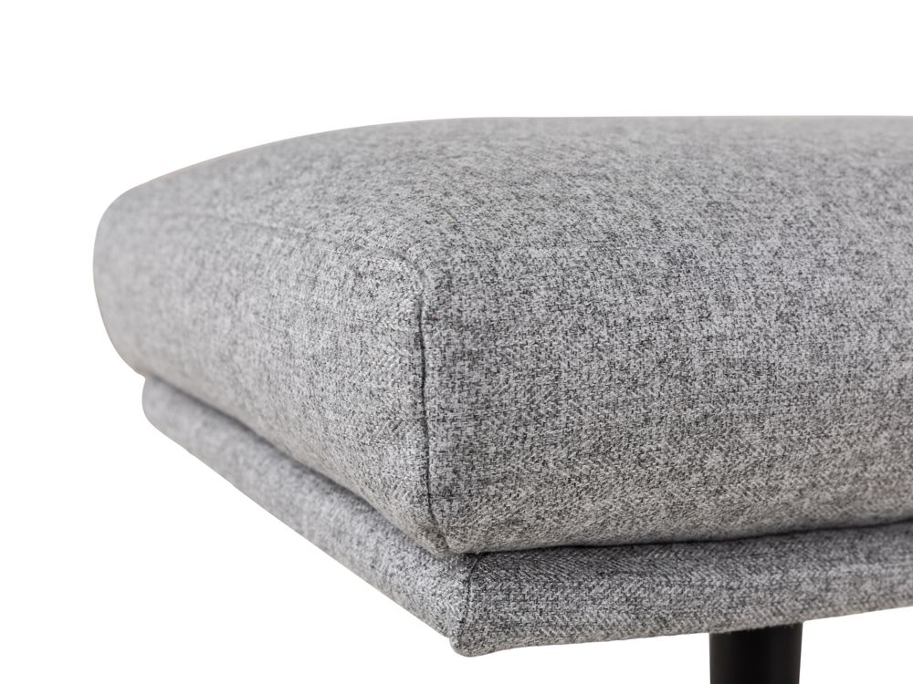 Fauteuil + voetbank MORO - Firenze lunar grey C-THC-4-FAUT1