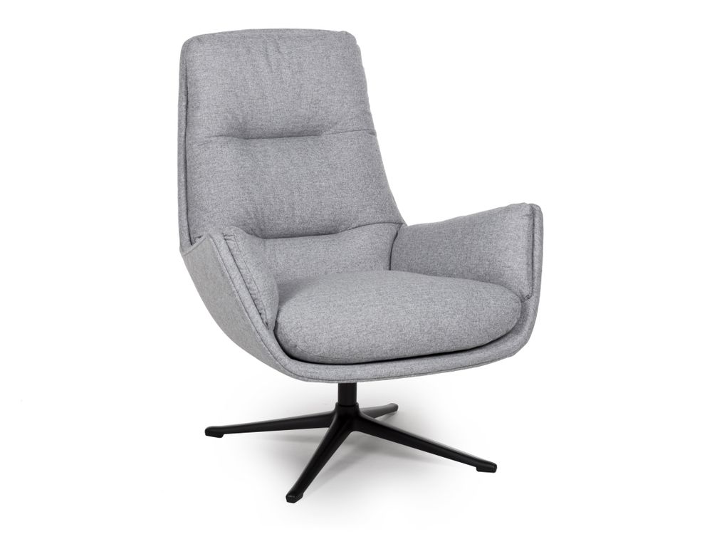 Fauteuil + voetbank MORO - Firenze lunar grey C-THC-4-FAUT1