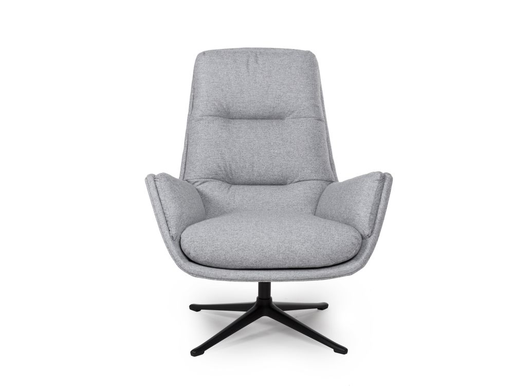 Fauteuil + voetbank MORO - Firenze lunar grey C-THC-4-FAUT1
