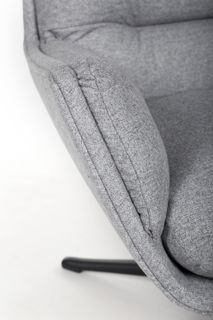 Fauteuil + voetbank MORO - Firenze lunar grey C-THC-4-FAUT1