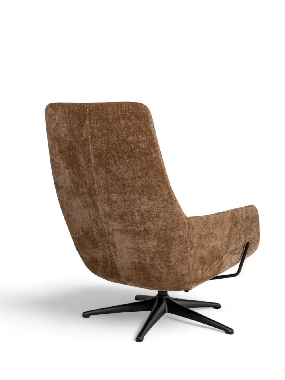 Fauteuil + voetbank MARINELLA - Teddy Brown C-THC-36-FAUT1