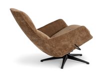 Fauteuil + voetbank MARINELLA - Teddy Brown C-THC-36-FAUT1