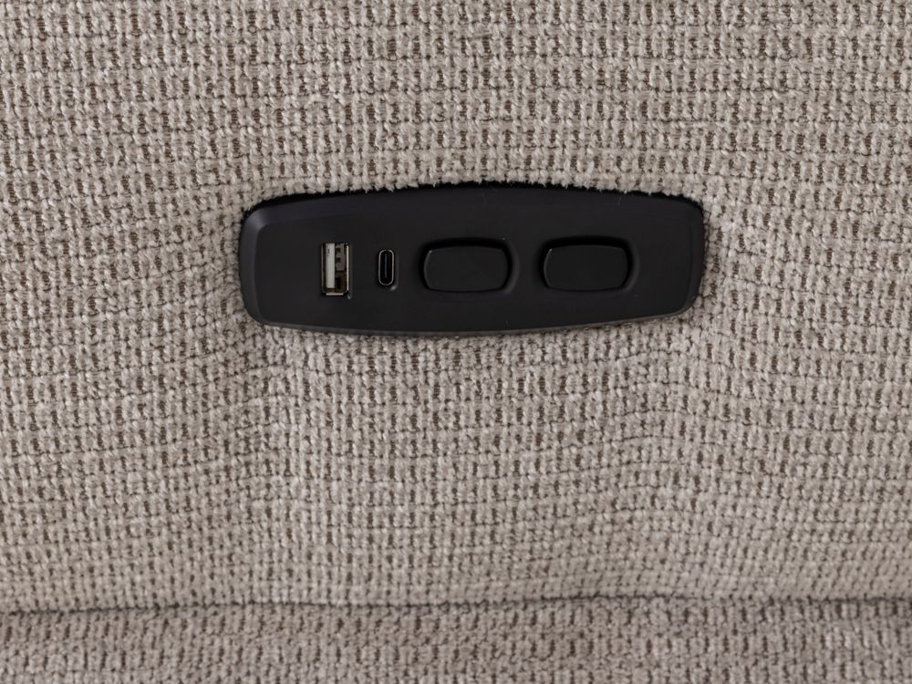 3-zit elektrisch verstelbaar ANGLET - Beige HEH 56410-002