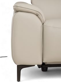 2,5-zit met elektr. relaxen COLUMBUS - Leder Ice T C-NIC-7-HKS1