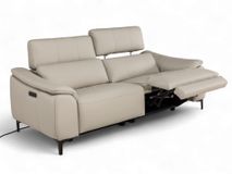 2,5-zit met elektr. relaxen COLUMBUS - Leder Ice T C-NIC-7-HKS1