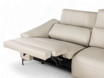 2,5-zit met elektr. relaxen COLUMBUS - Leder Ice T C-NIC-7-HKS1