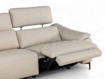 2,5-zit met elektr. relaxen COLUMBUS - Leder Ice T C-NIC-7-HKS1