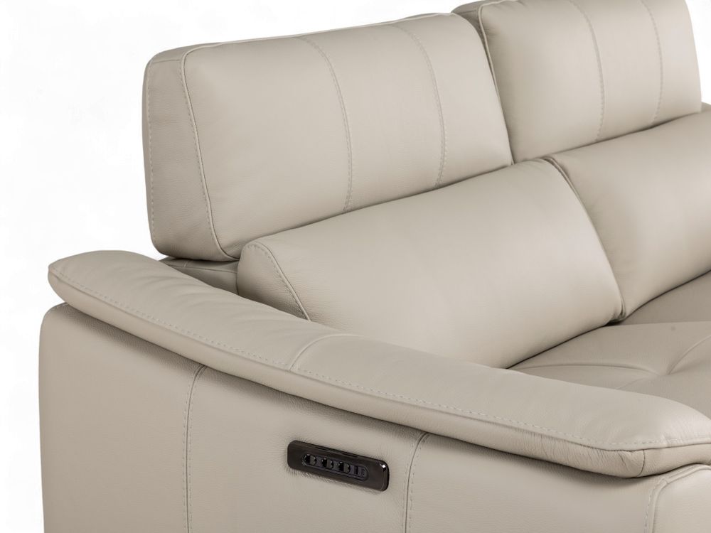 2,5-zit met elektr. relaxen COLUMBUS - Leder Ice T C-NIC-7-HKS1