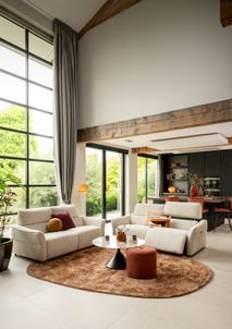 3-zit elektrisch verstelbaar ANGLET - Beige HEH 56410-002