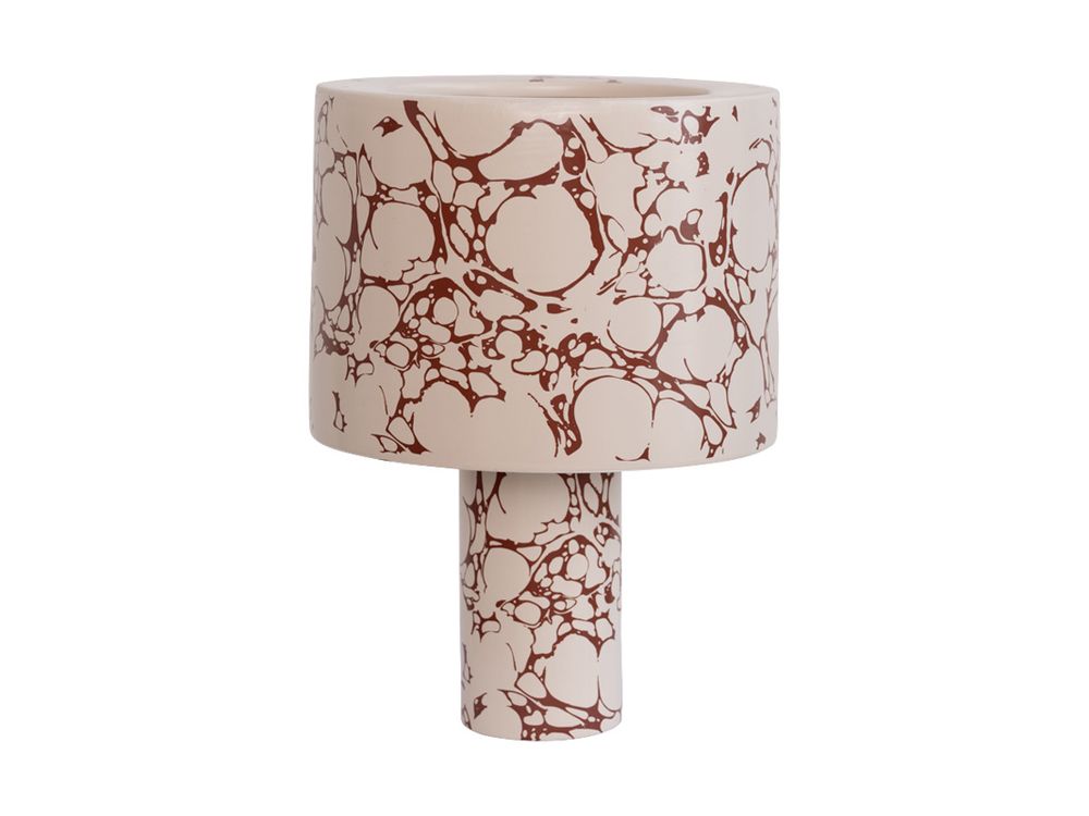 Tafellamp FLUIDO - Bruin Keramiek UNC 108004