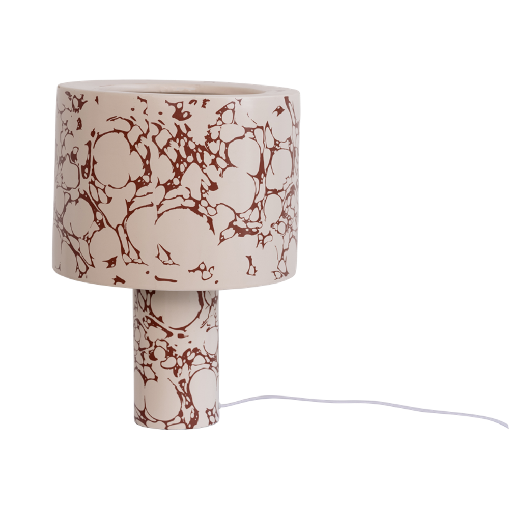 Tafellamp FLUIDO - Bruin Keramiek UNC 108004