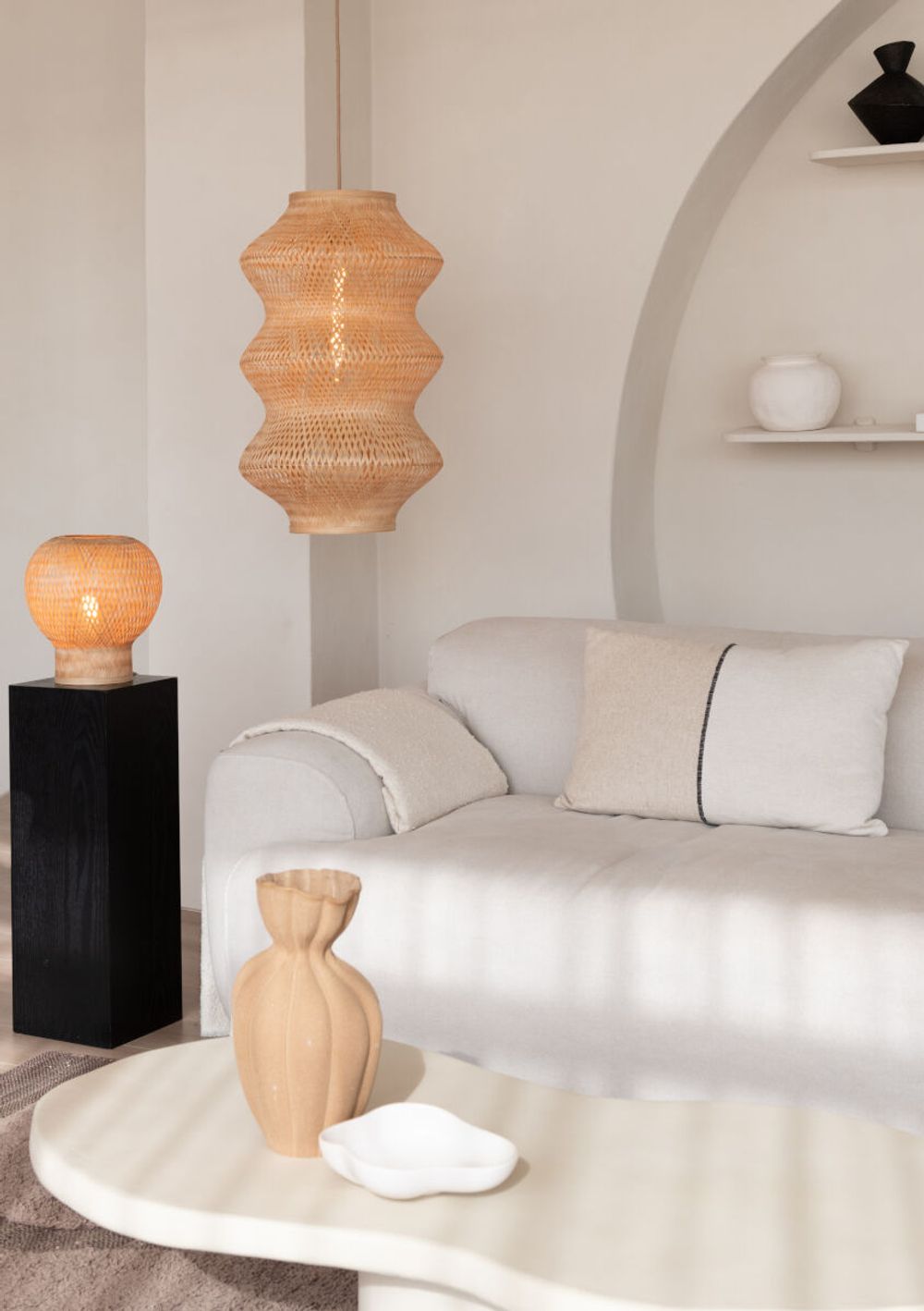 Hanglamp BARBADOS - Naturel bamboe IAR BARH041NA