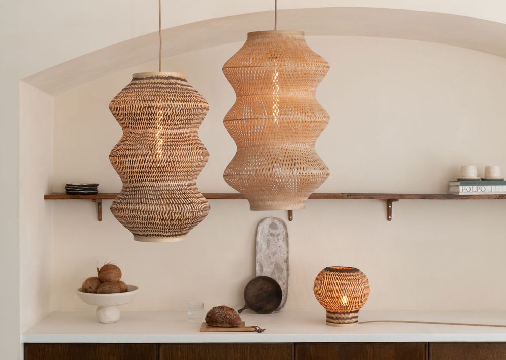 Hanglamp BARBADOS - Naturel bamboe IAR BARH041NA