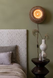 Wandlamp BARBADOS - Naturel/Bruin bamboe IAR BARW011NB