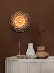 Wandlamp BARBADOS - Naturel/Bruin bamboe IAR BARW011NB