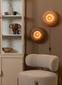 Wandlamp BARBADOS - Naturel/Bruin bamboe IAR BARW011NB
