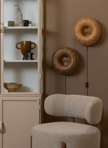 Wandlamp BARBADOS - Naturel/Bruin bamboe IAR BARW011NB