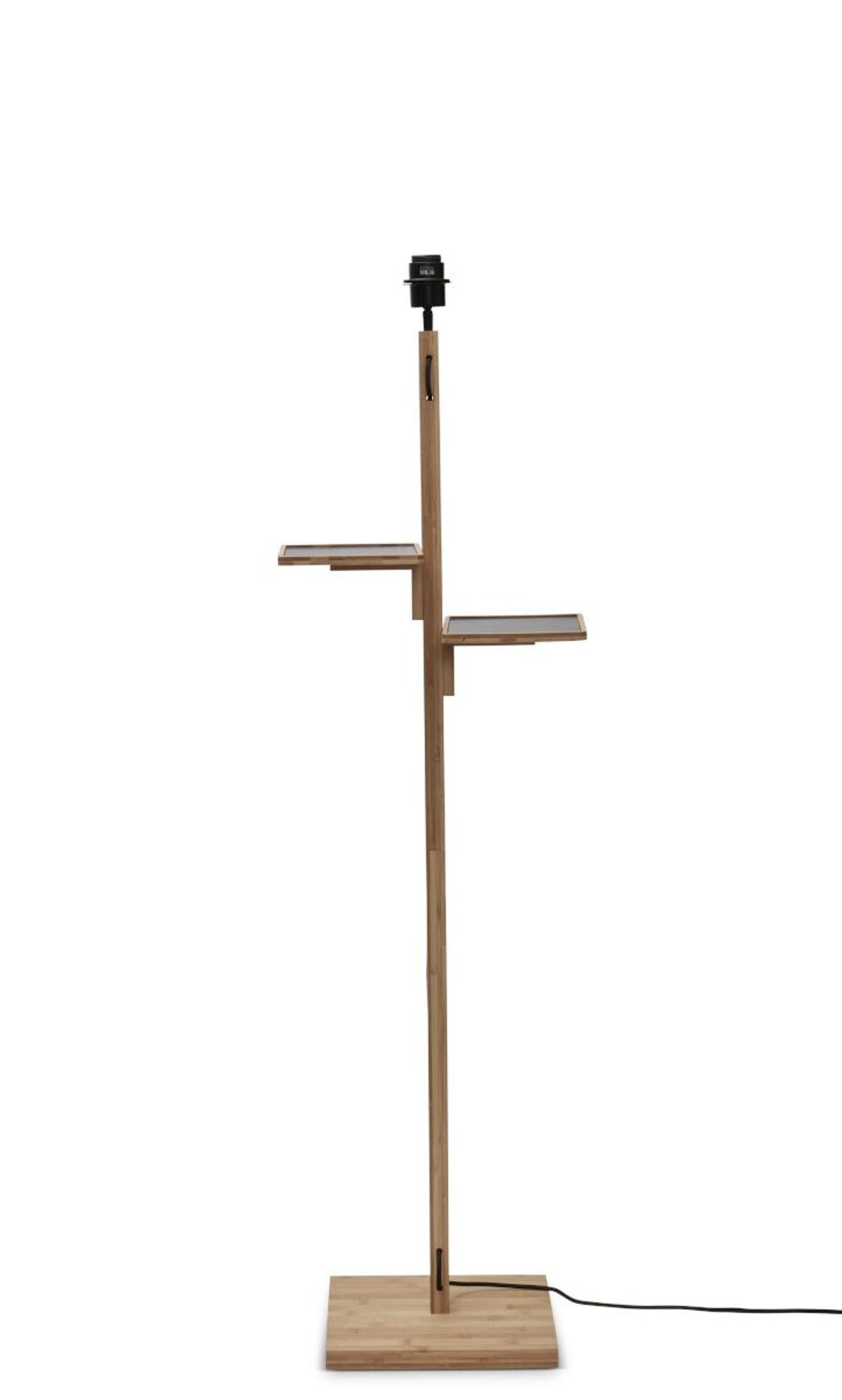 Vloerlamp BHUTAN - Bamboe/Zwart IAR BHUTAN-F-FL-N-4025-BN