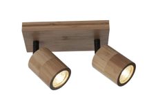 Plafondspot 2x JAVA - Naturel bamboe IAR JAVA-CS2-N