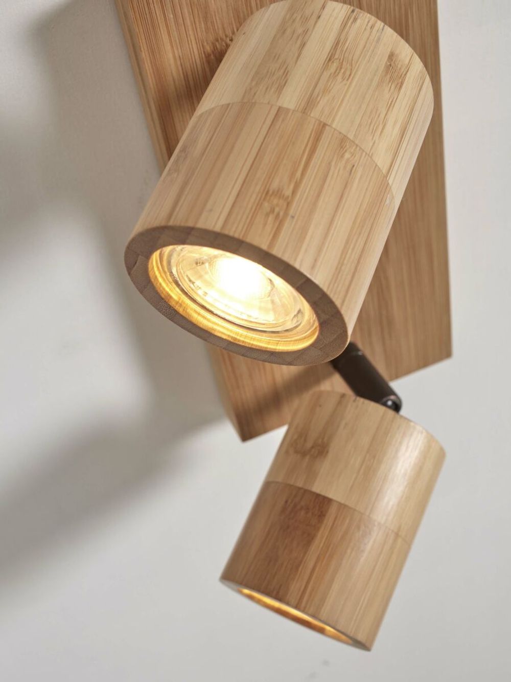 Plafondspot 2x JAVA - Naturel bamboe IAR JAVA-CS2-N