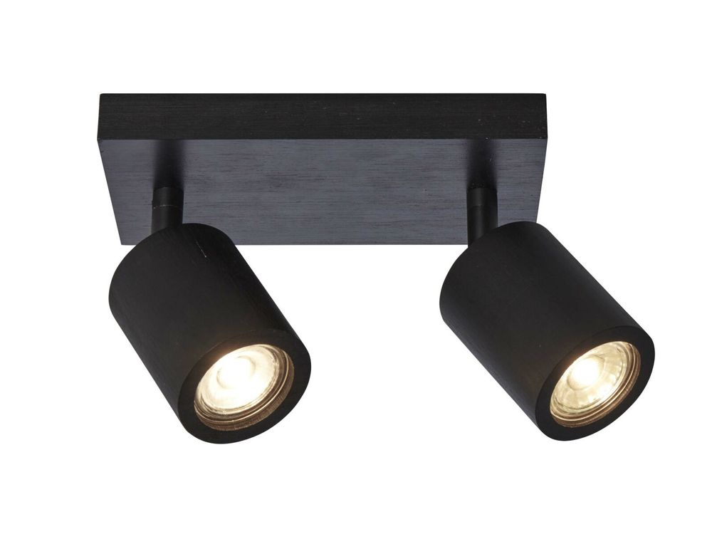 Plafondspot 2x JAVA - Naturel bamboe IAR JAVA-CS2-B