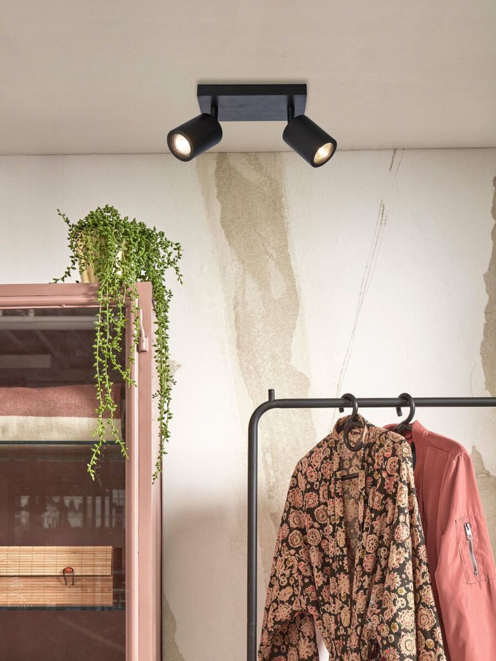 Plafondspot 2x JAVA - Naturel bamboe IAR JAVA-CS2-B