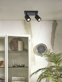 Plafondspot 2x JAVA - Naturel bamboe IAR JAVA-CS2-B