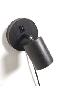 Wandspot JAVA - Zwart bamboe IAR JAVA-WS1-B