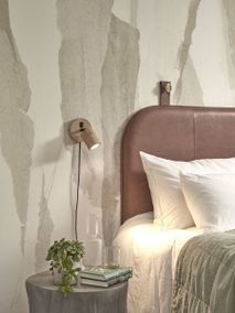 Wandspot JAVA - Zwart bamboe IAR JAVA-WS1-N