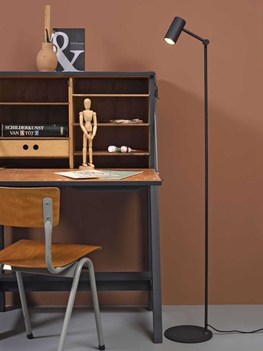 Vloerlamp MONTREUX - Zwart IAR MONTREUX-F-B